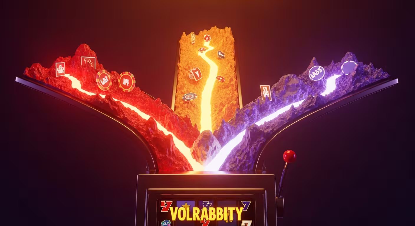 Low-, Medium- und High-Volatility-Slots mit Bankroll-Anzeige im Vergleich